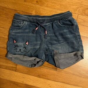 Girls ‘denim’ shorts